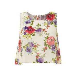 5 FOR $25 ⭐️ ASOS Floral Crop Tank Top
